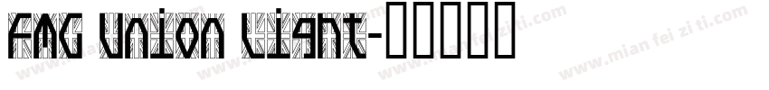 FMG Union Light字体转换